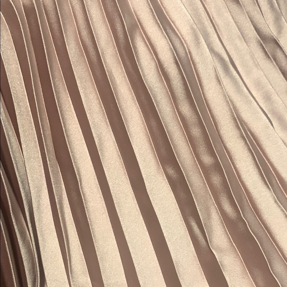 Club Monaco Blush Pleated Midi Skirt - Picture 4 of 5